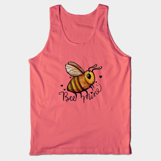 Bee Mine Tank Top by bubbsnugg